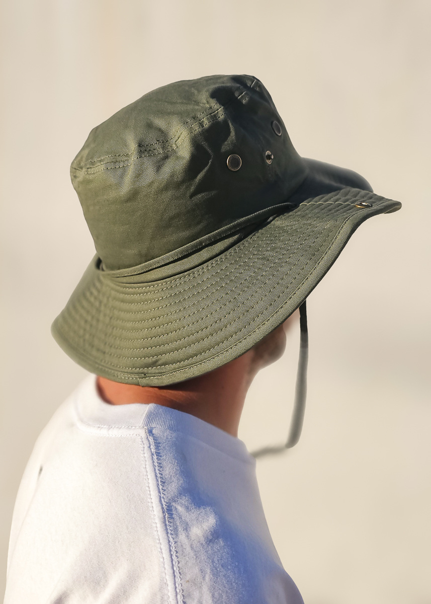 Piluso Hombre Ocn Australiano Verde Militar