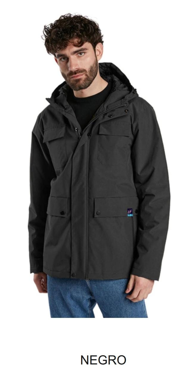 Campera King Of Art H Parka Negro