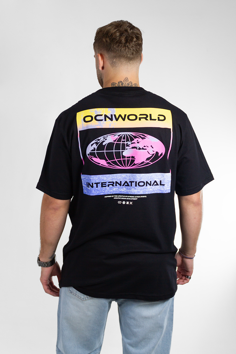 Remera Ocn Hombre Original Negro E6