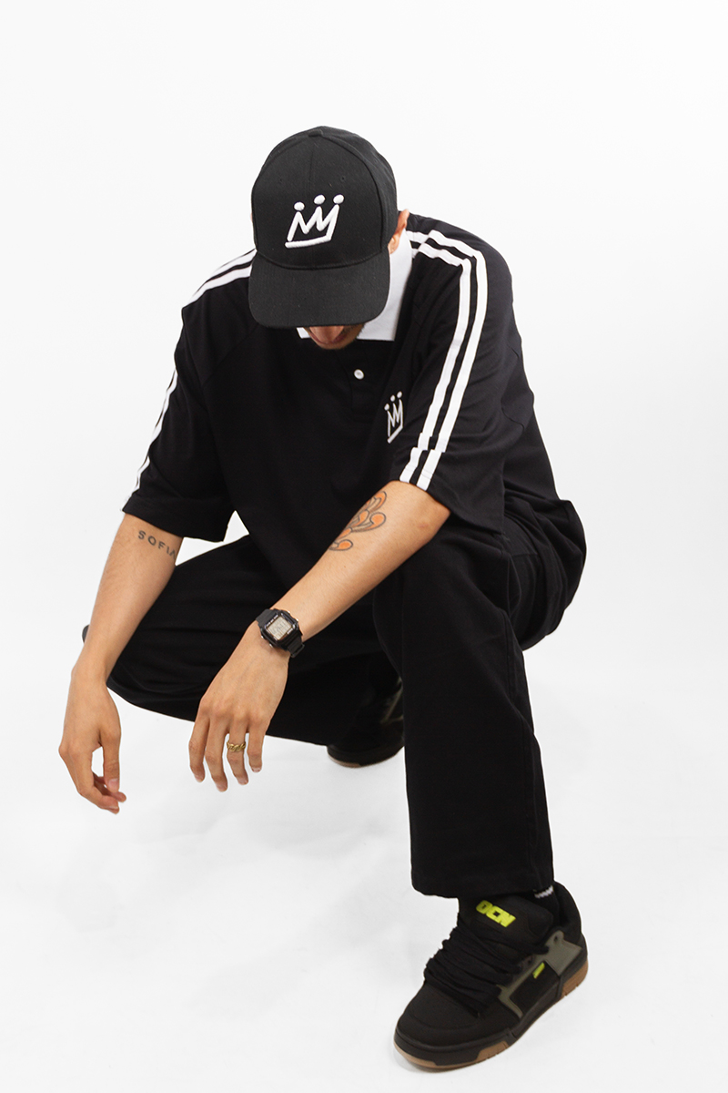 Gorra King Of Art Lisa Bordada Koa Negro
