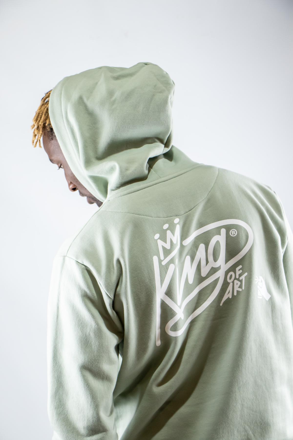 Buzo King Of Art Hombre Harlem Silver 278 Verde Oliva