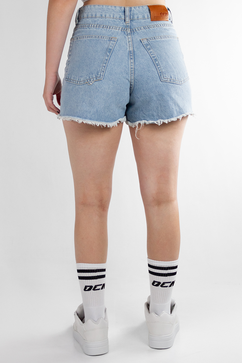 Short Ocn Mujer Je Relax Regular Celeste