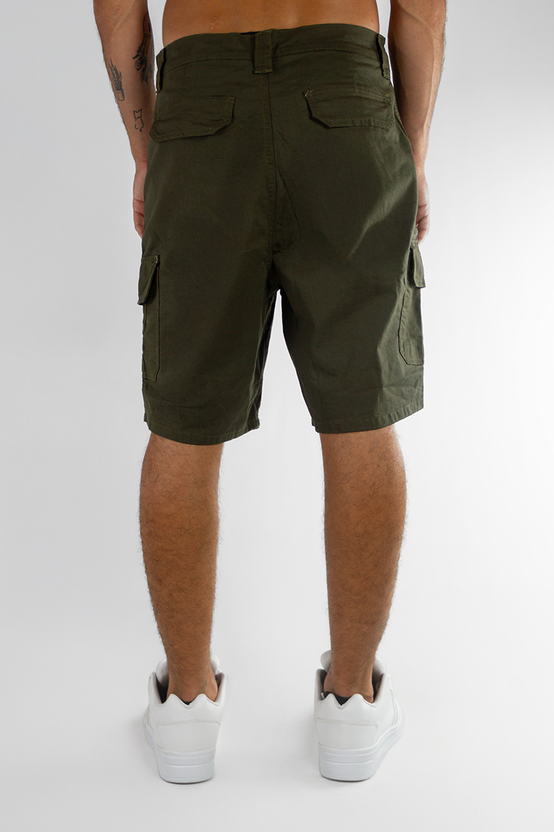 Bermuda Hombre Ocn Cargo Relaxed Militar