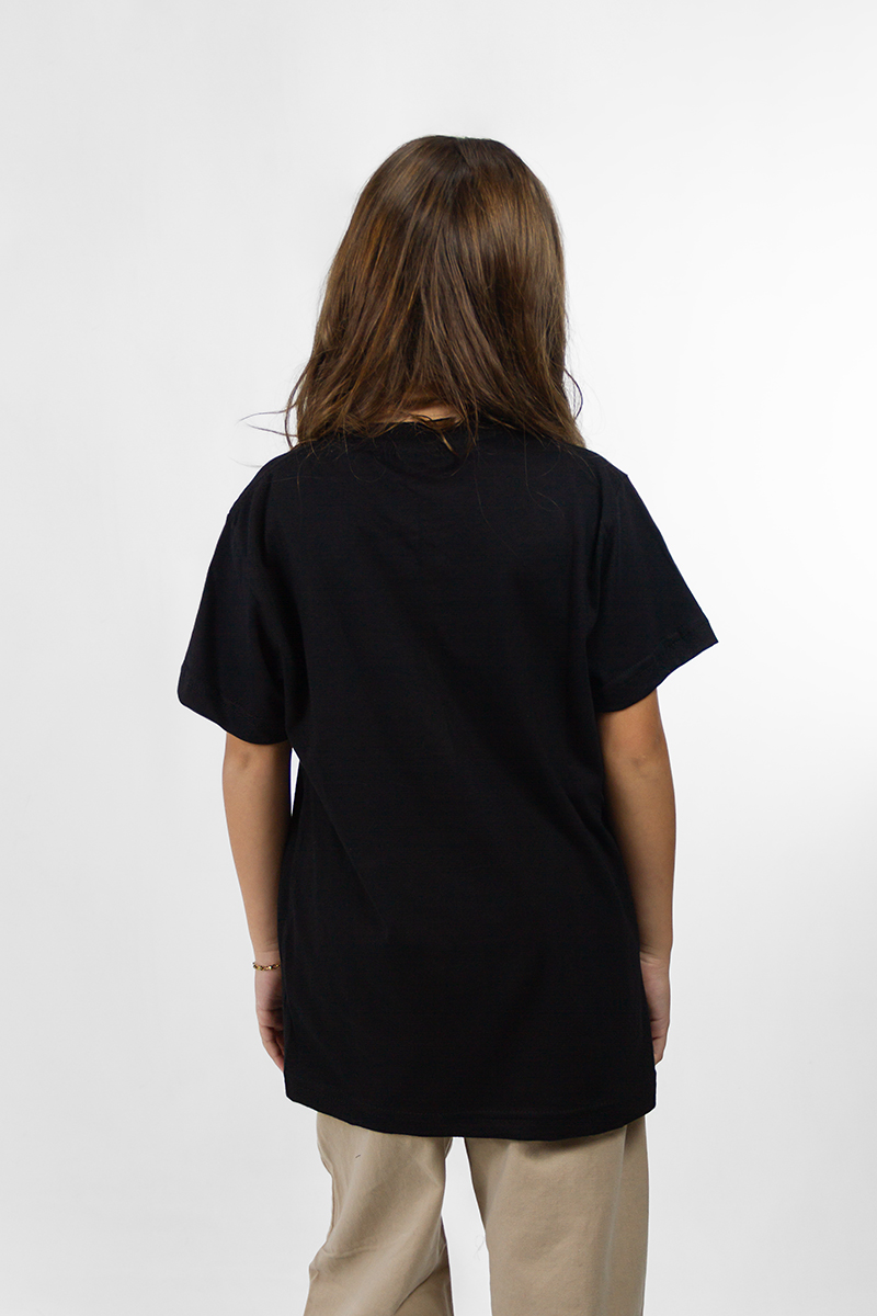 Remera Ocn Negro Kids Premium 601Y9
