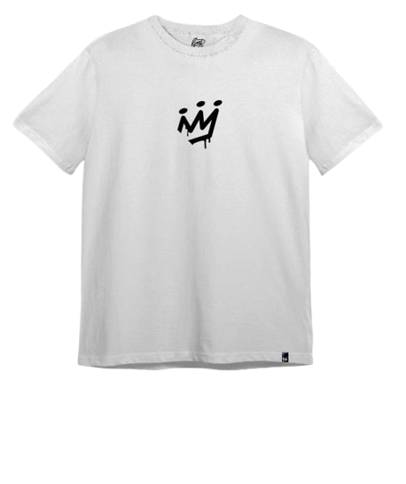 Remera King Of Art Loud Oversize Blanco 7025K