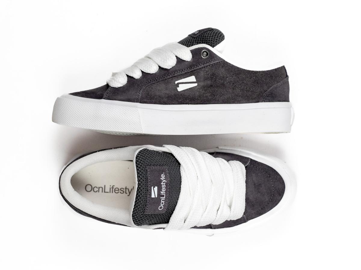 Zapatillas Ocn Lincoln City PREVENTA Unisex White Grey Blanco