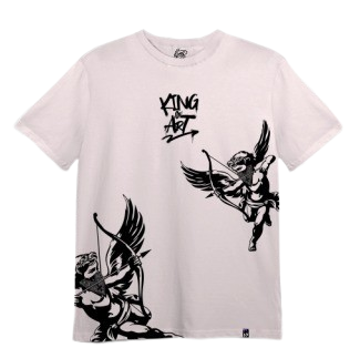 Remera King Of Art hombre Ultra Super Oversize Rosa Claro 7M1Z0