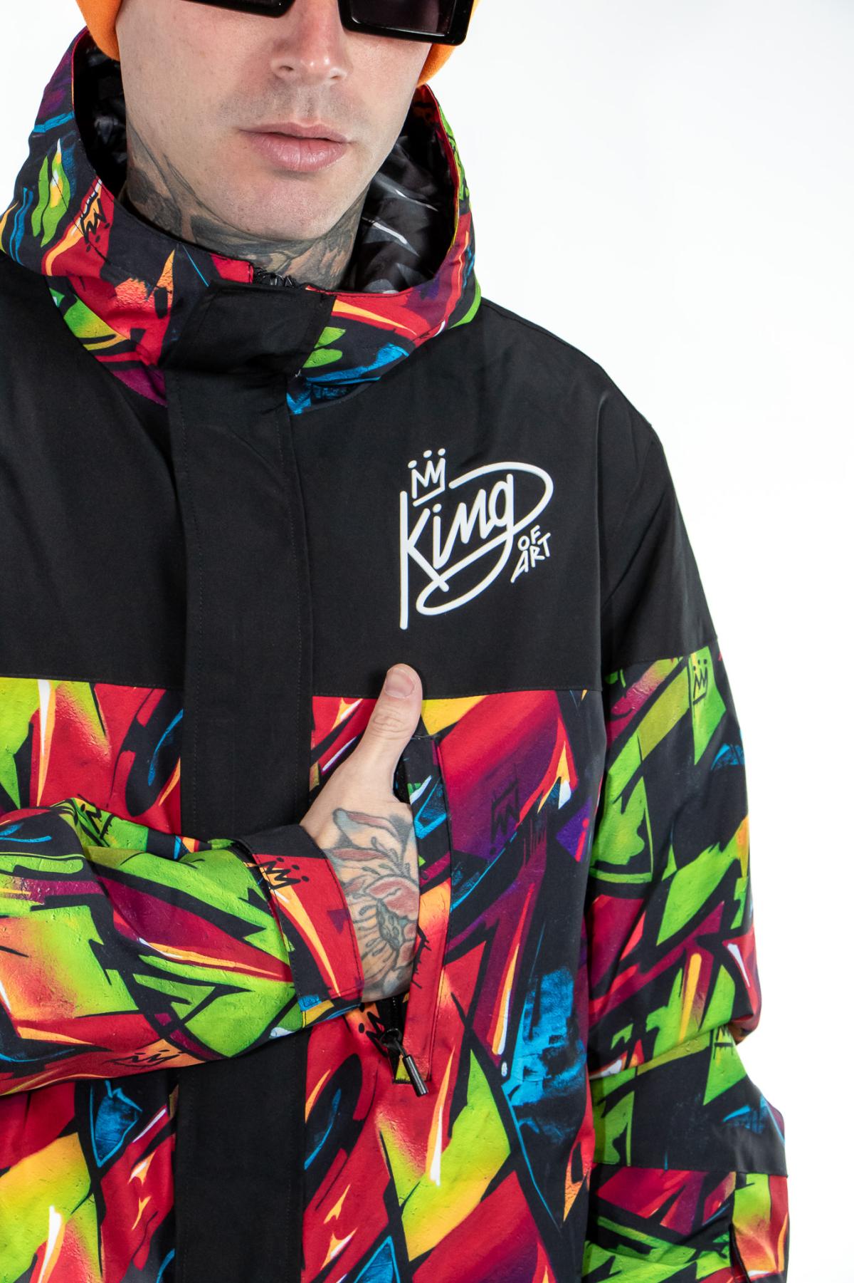 Campera De Nieve King Of Art PREVENTA U Nerf Print Importado 10 K