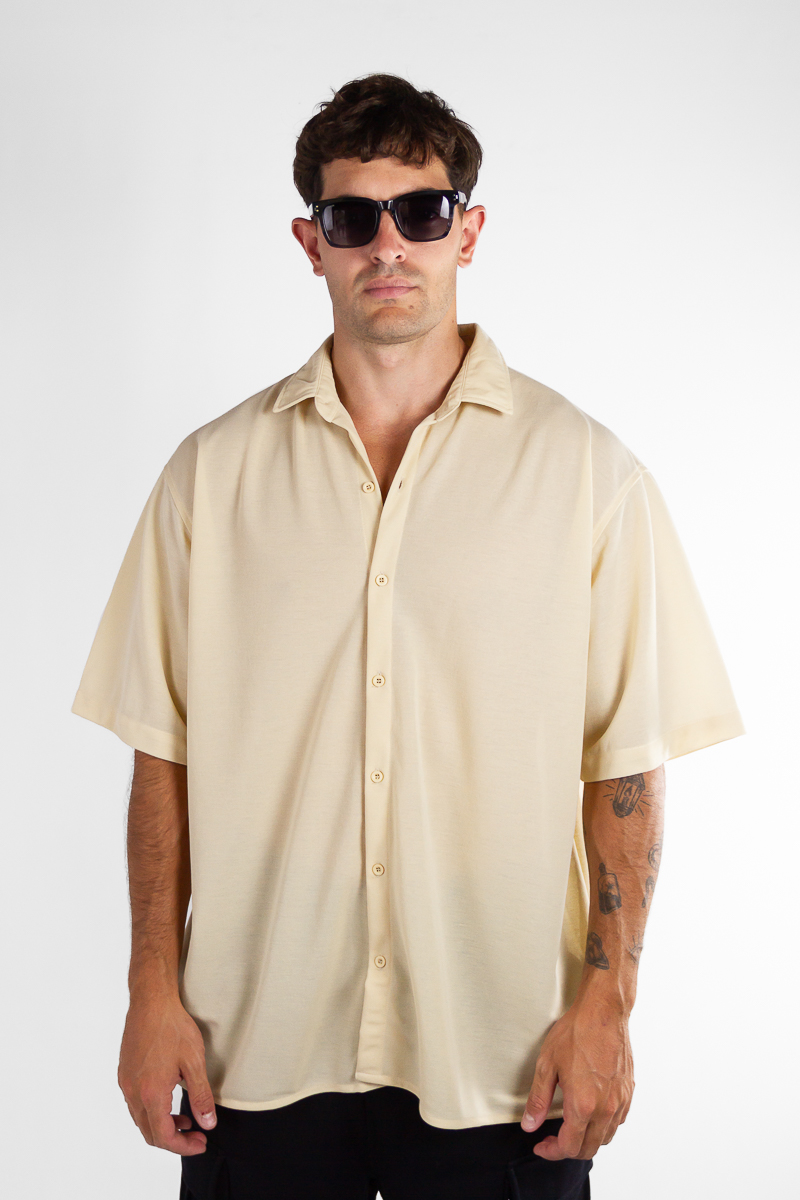 Camisa Ocn Hombre Tampa Beige