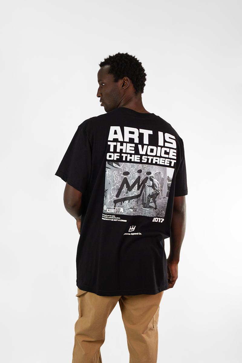Remera King of Art Urban Shirt Negro