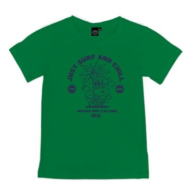 Remera Ocn Kids Original Verde 7G4T5
