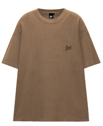 Remera Ocn Hombre Fisher Camel 7L7P0