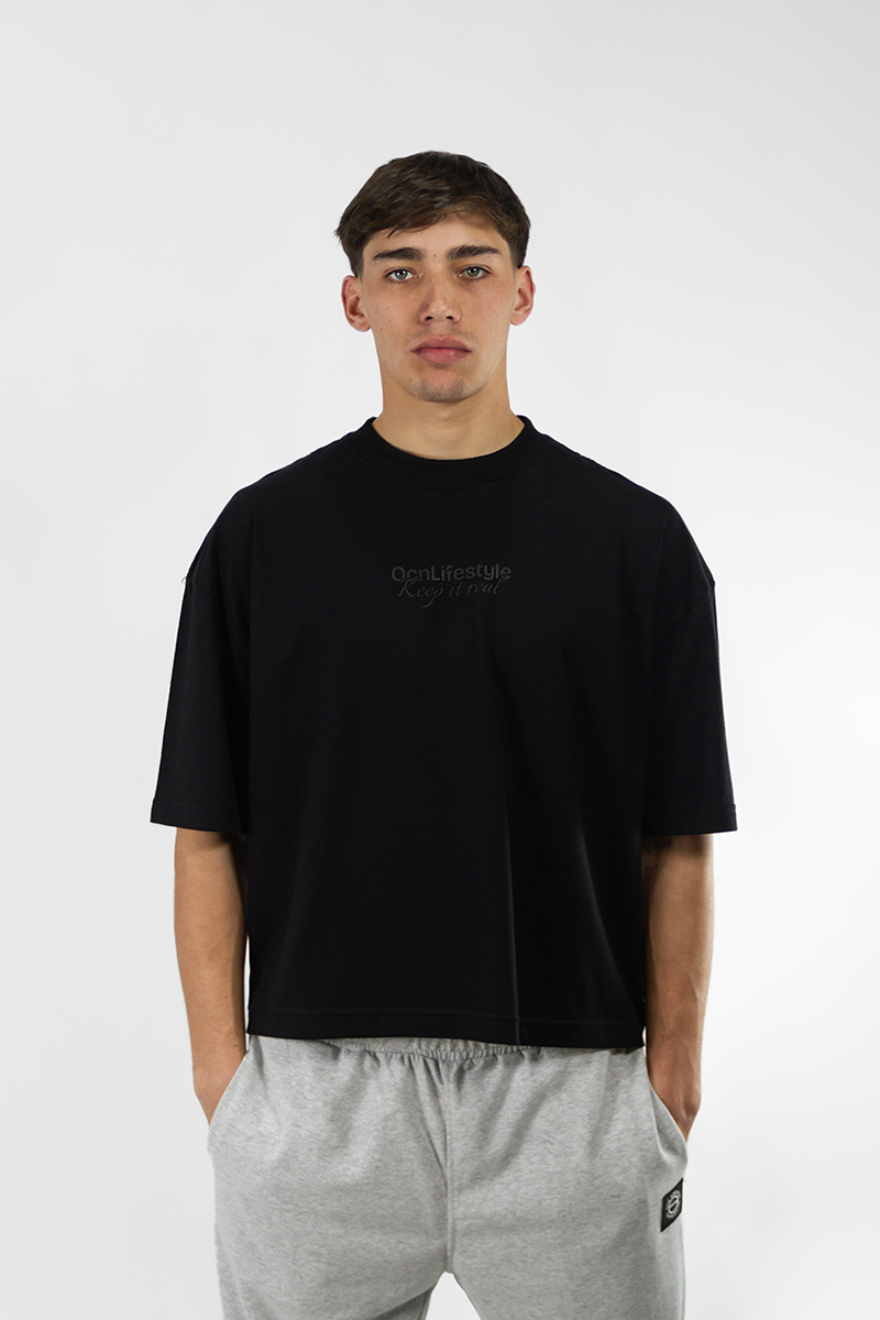 Remera Ocn Hombre Dusty Negro 701O4