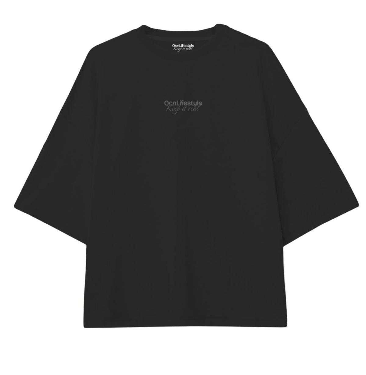 Remera Ocn Hombre Dusty Negro 701O4