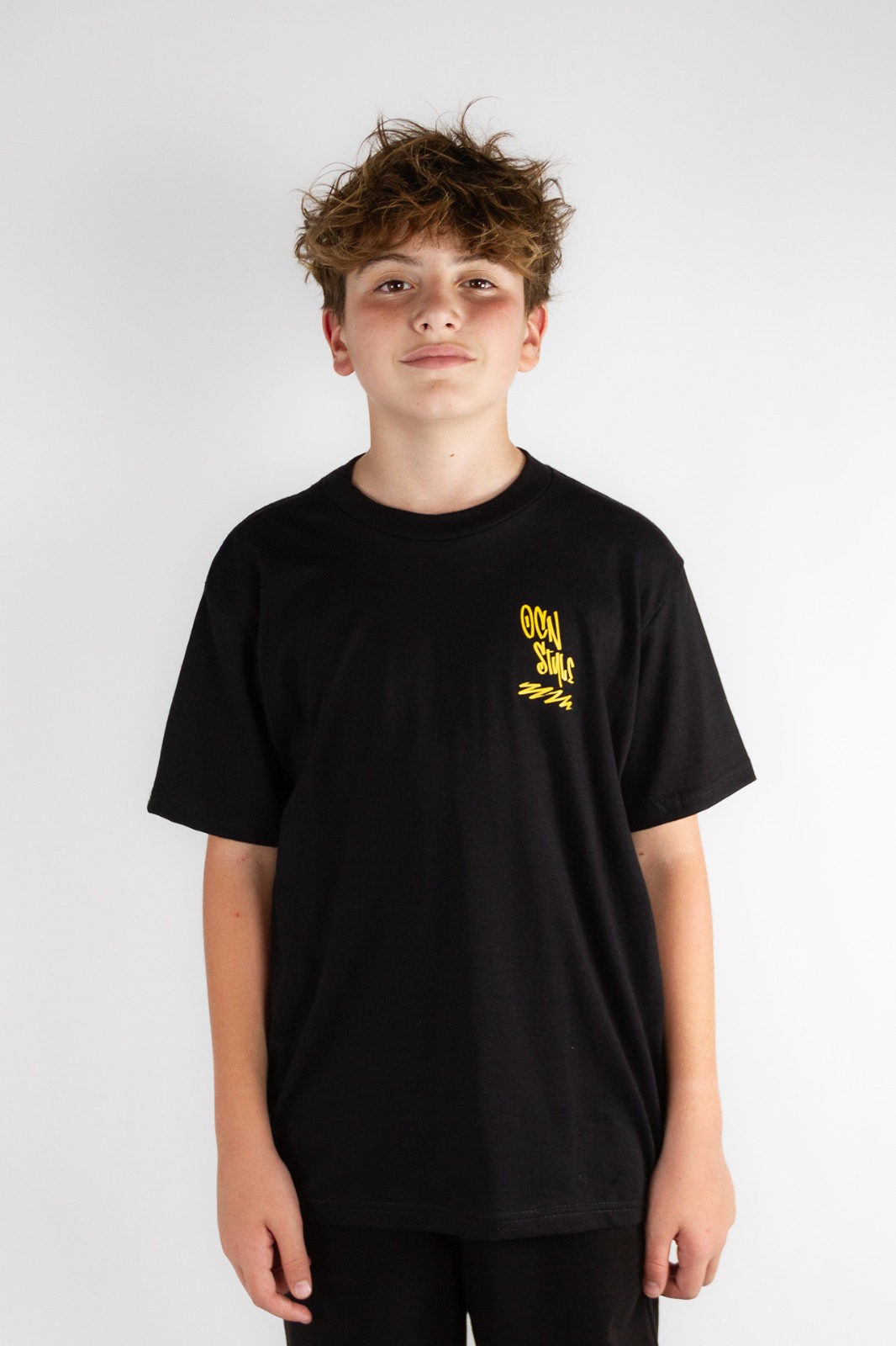 Remera Ocn Kids Vandals Oversize Negro(U4)
