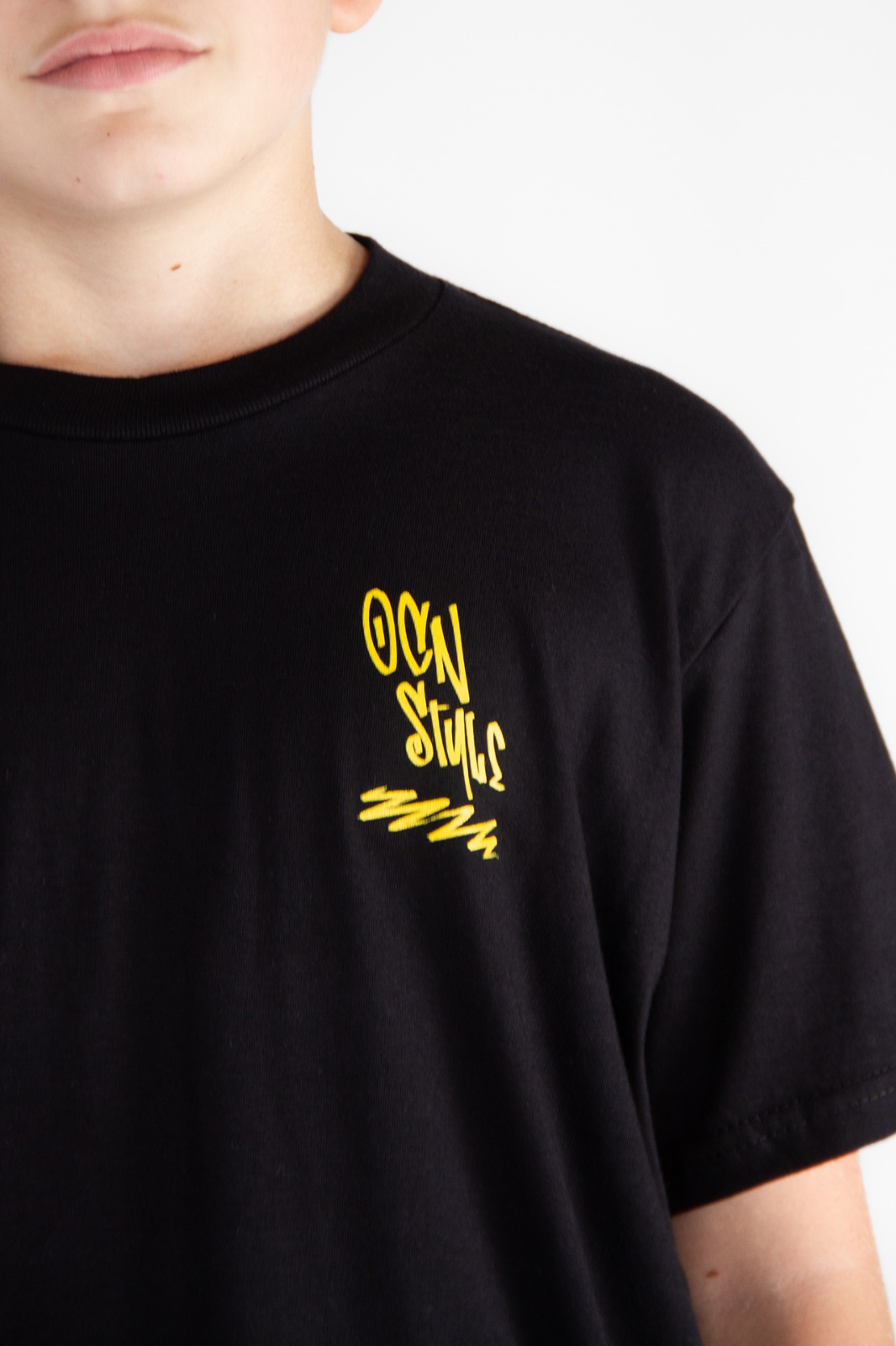Remera Ocn Kids Vandals Oversize Negro(U4)