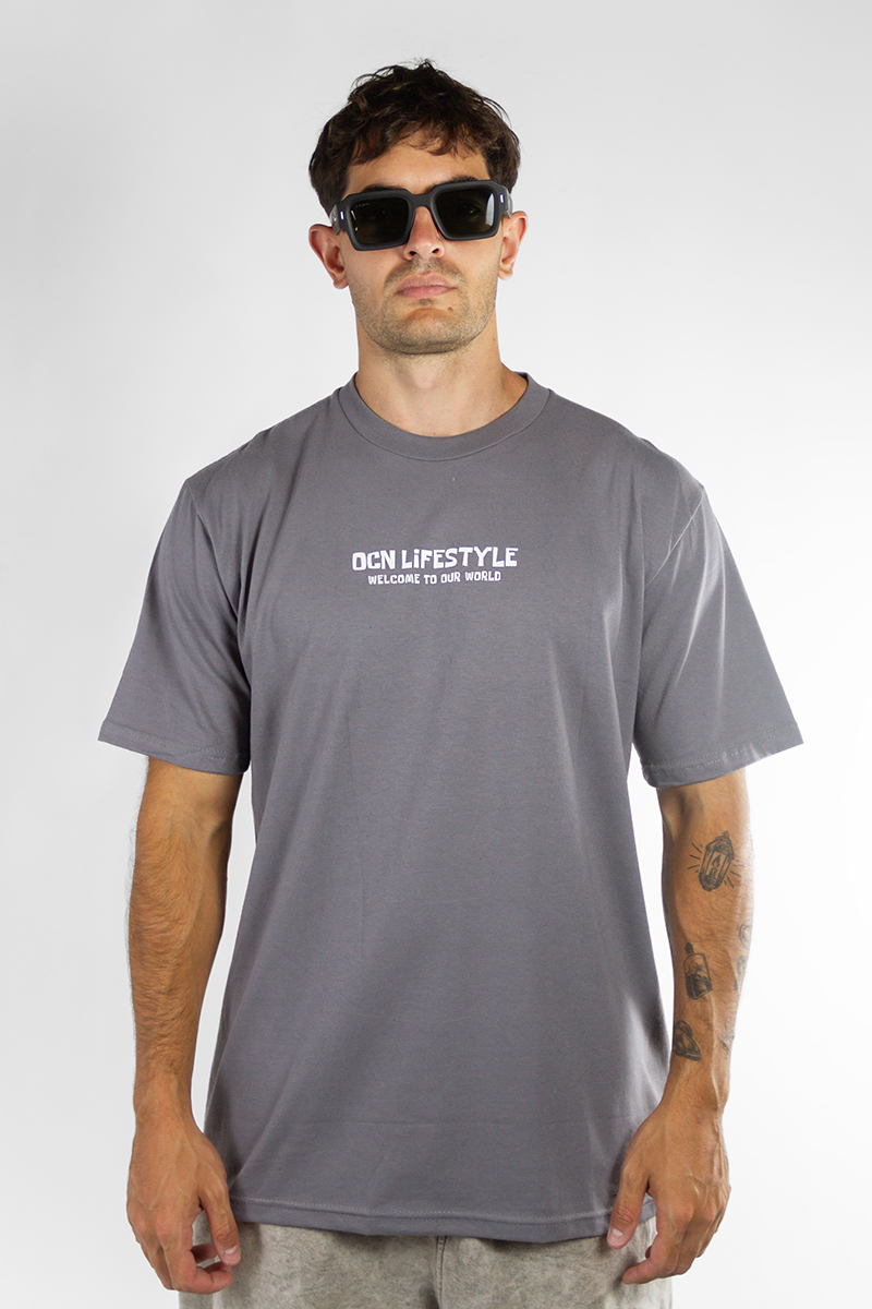 Remera Ocn  Original Gris (C1)