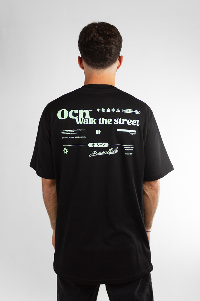 Remera Ocn Hombre Original Negro E7