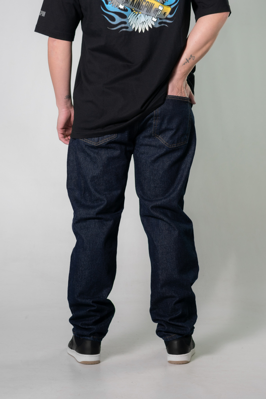 Jean Ocn Hombre  Loose Brad Arr Azul