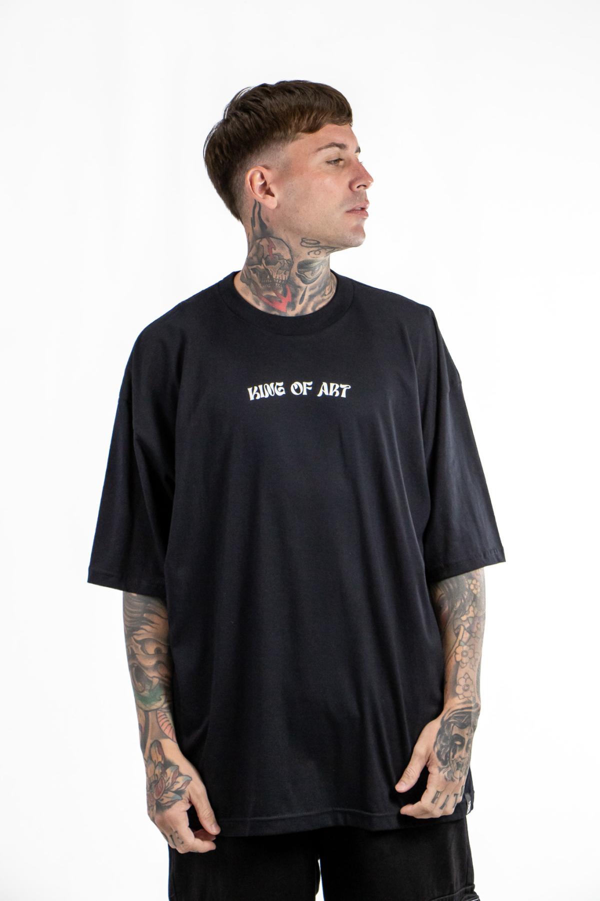 Remera King of Art Reclaim Negro 6014A