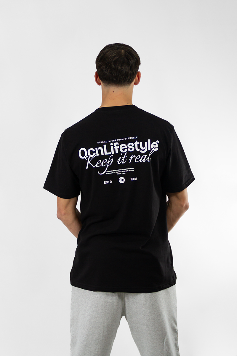 Remera Ocn Hombre Premium Negro 701G6 Regular