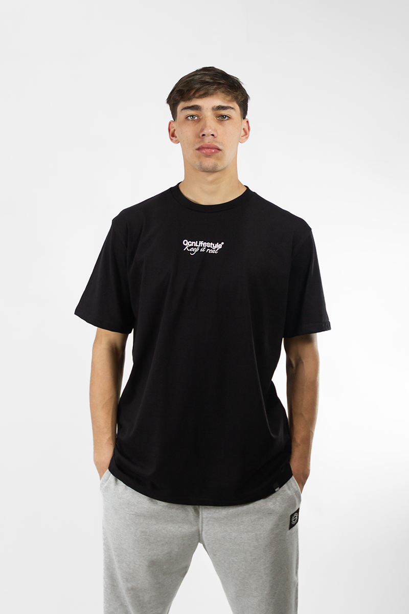 Remera Ocn Hombre Premium Negro 701G6 Regular