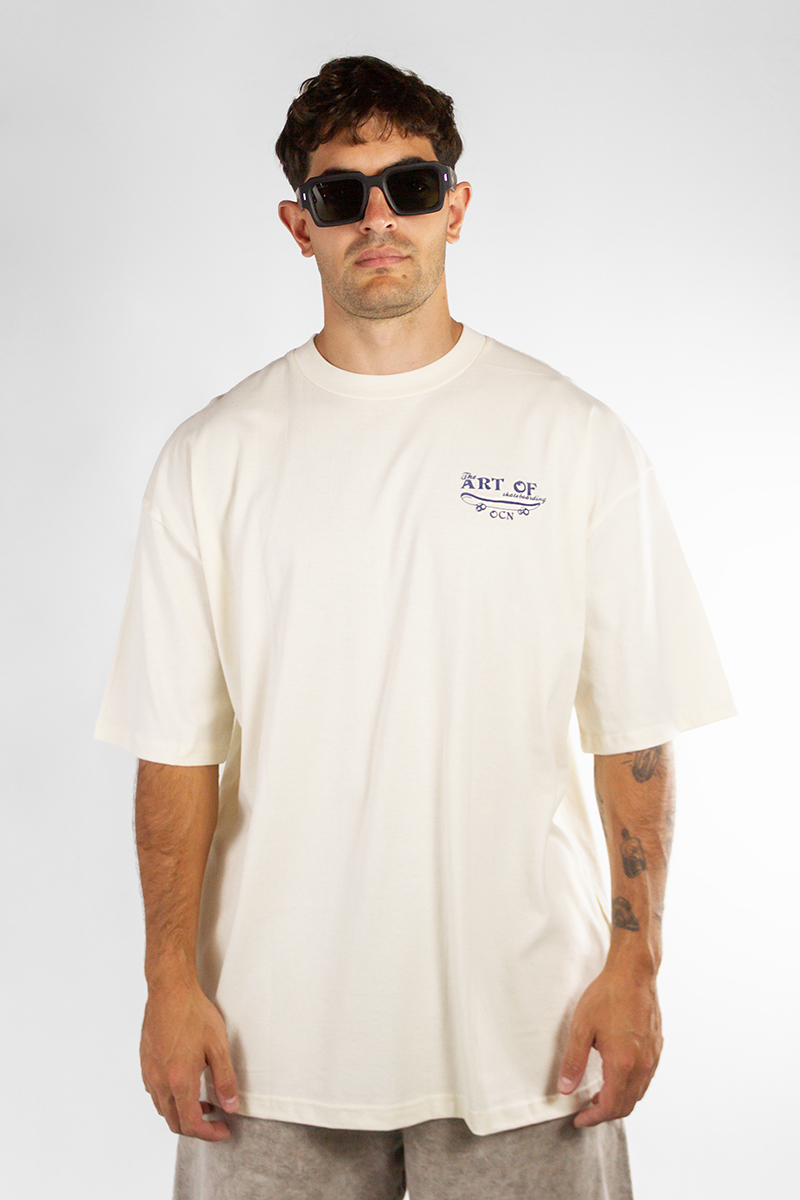 Remera Ocn Hombre Original  Oversize Crudo (I7)