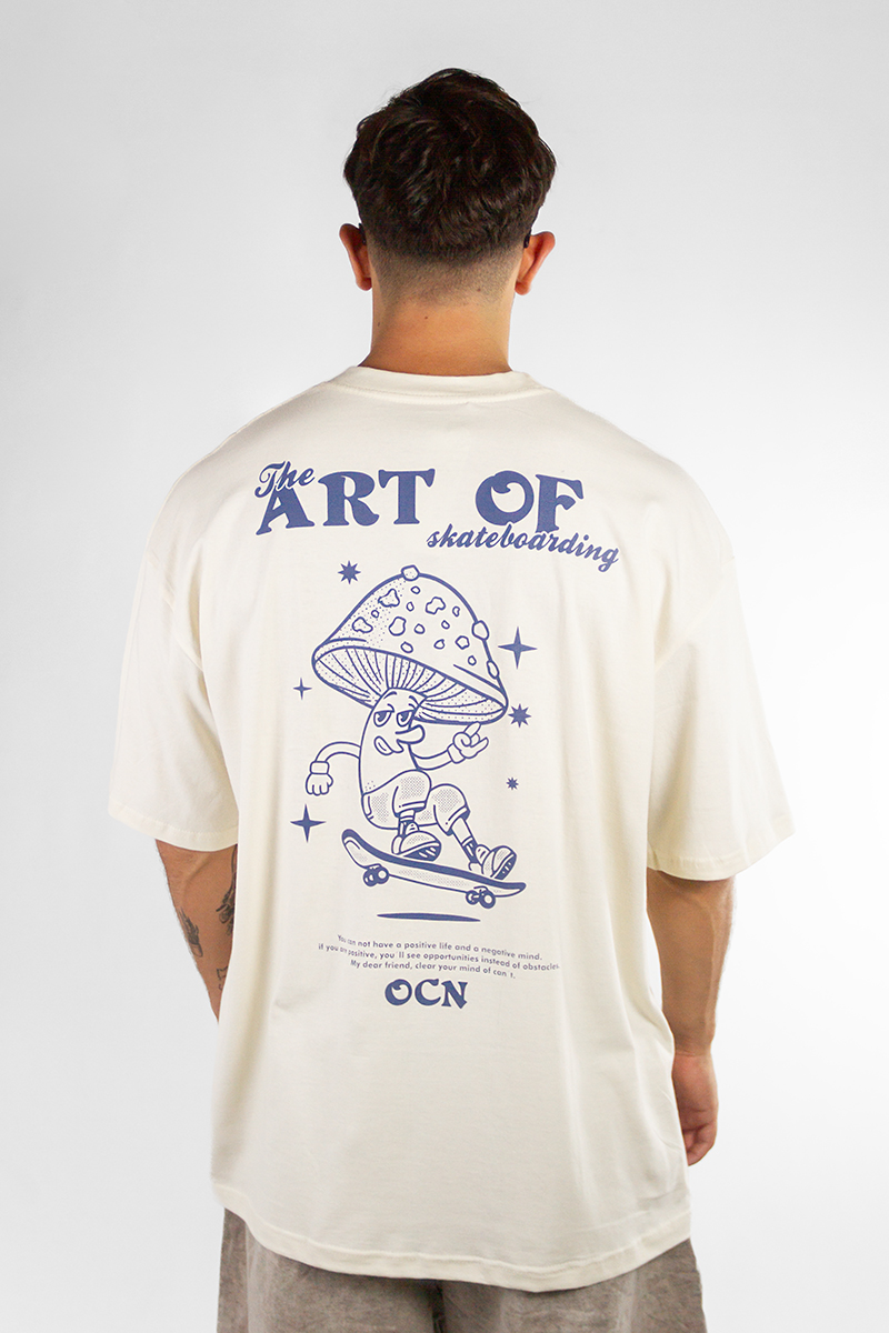 Remera Ocn Hombre Original  Oversize Crudo (I7)