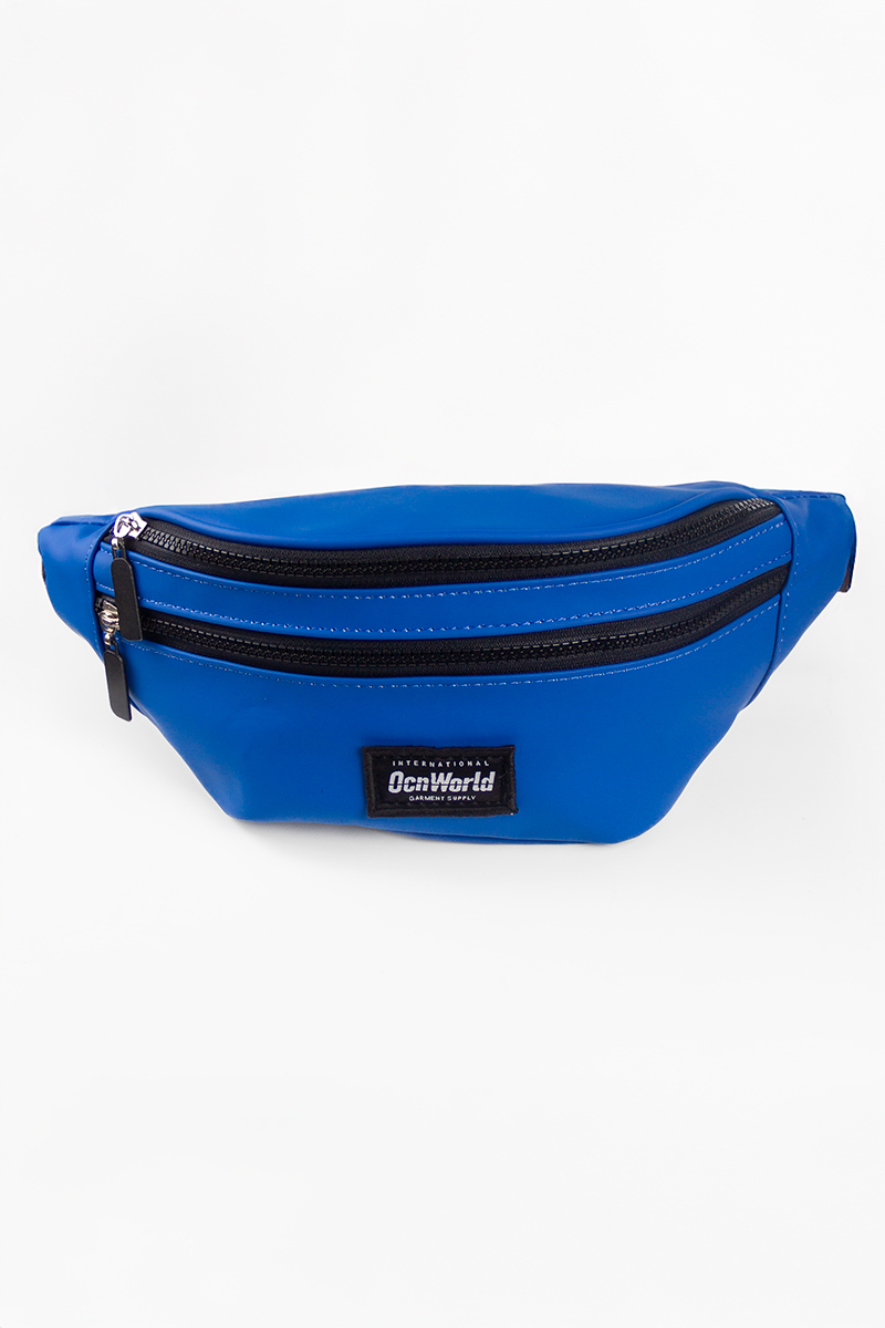 Riñonera Ocn Check Azul