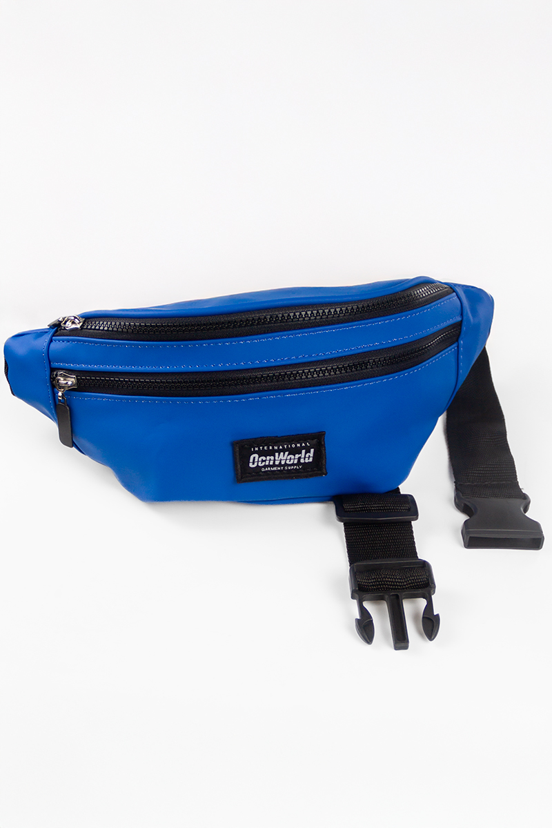 Riñonera Ocn Check Azul