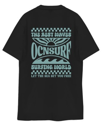 Remera Ocn Hombre Original Regular Negro 701A9