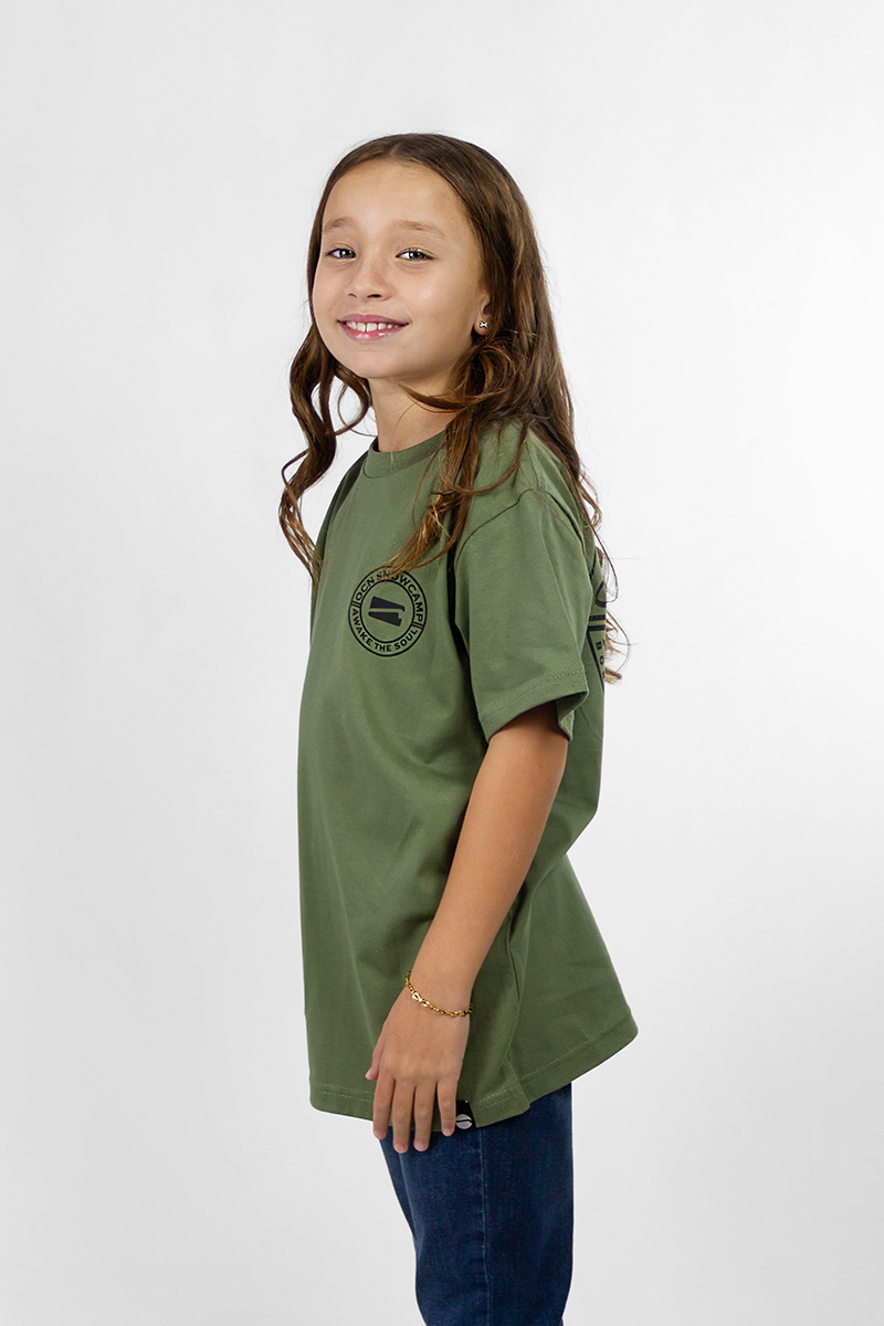 Remera Ocn Verde Kids Premium 6371K
