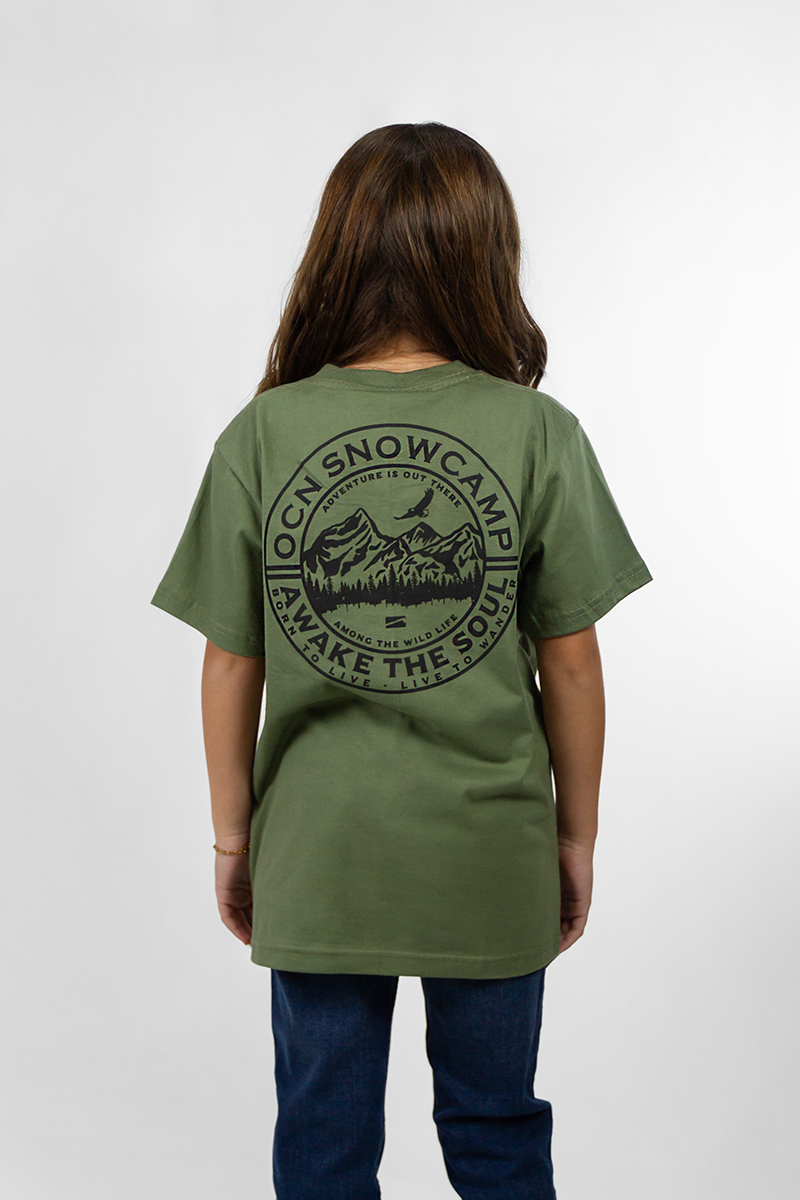 Remera Ocn Verde Kids Premium 6371K