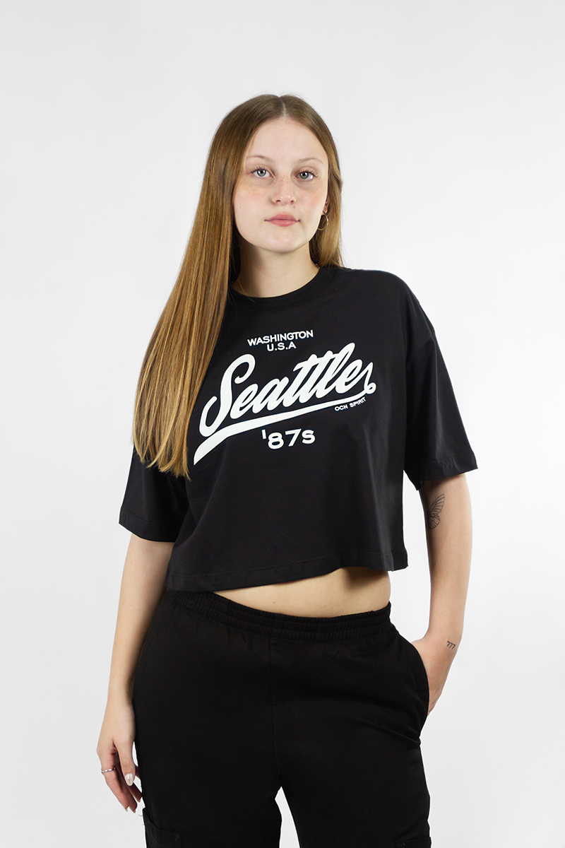 Remera Ocn Mujer Chevy Negro 7011l