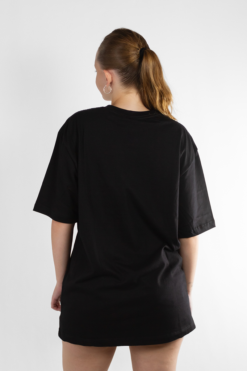 Remera Ocn Mujer Over Tee Negro P6