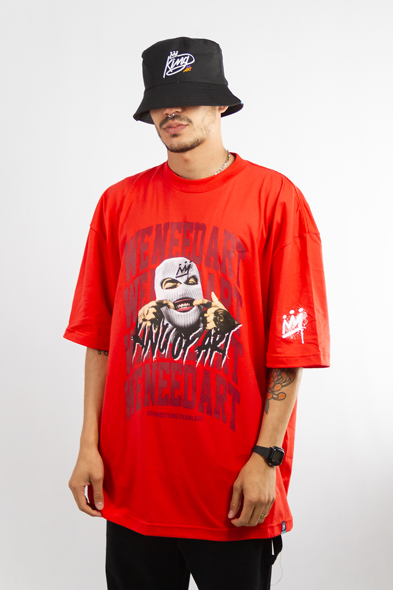 Remera King Of Art Reclaim Rojo Y8