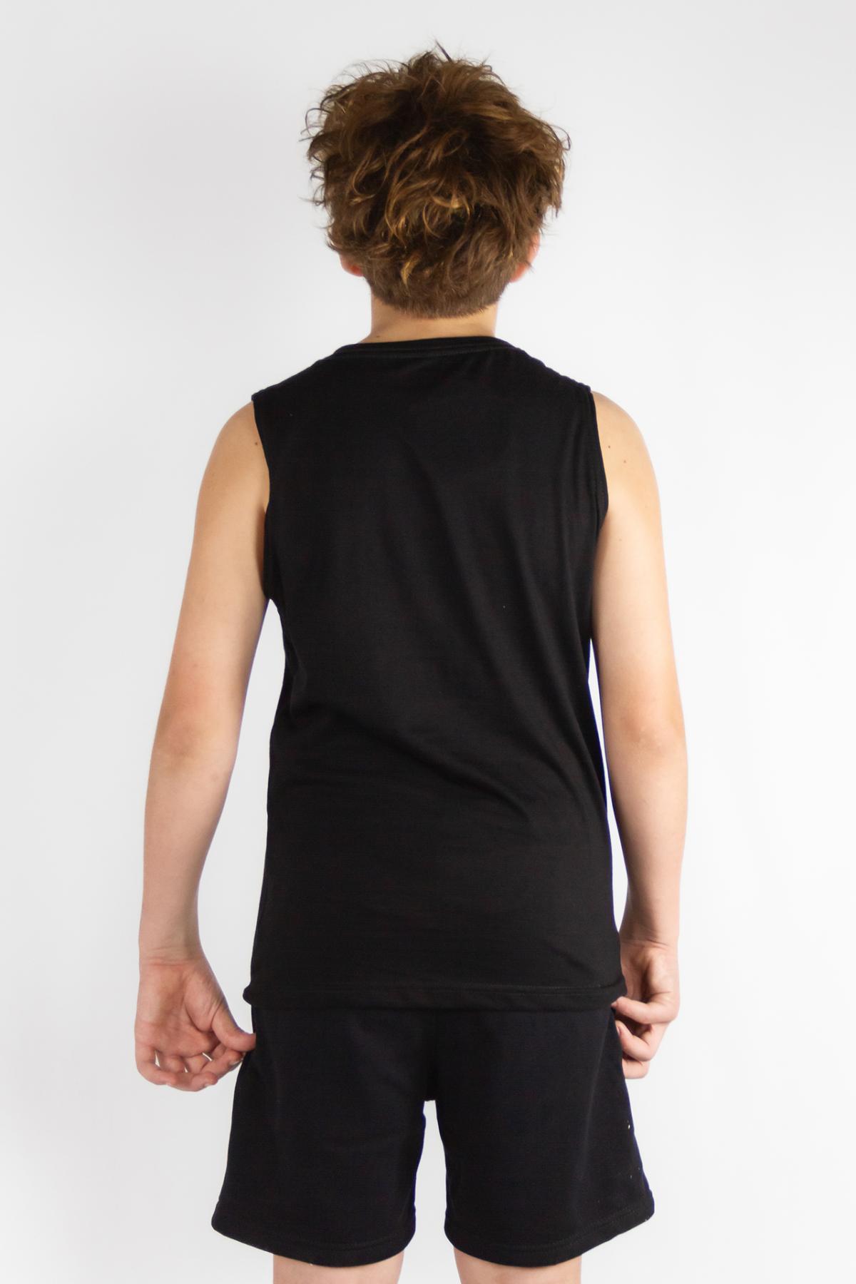 Musculosa Ocn Kids Ride Negro (u3)