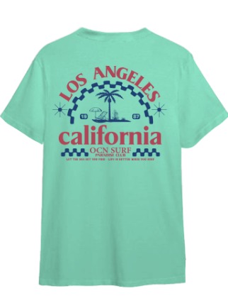 Remera Ocn Hombre Original Verde F2