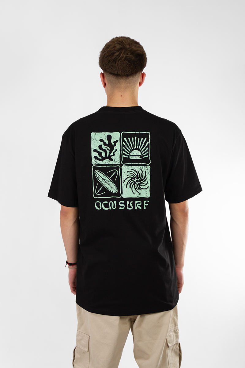 Remera Ocn hombre Original Regular Negro 7011J