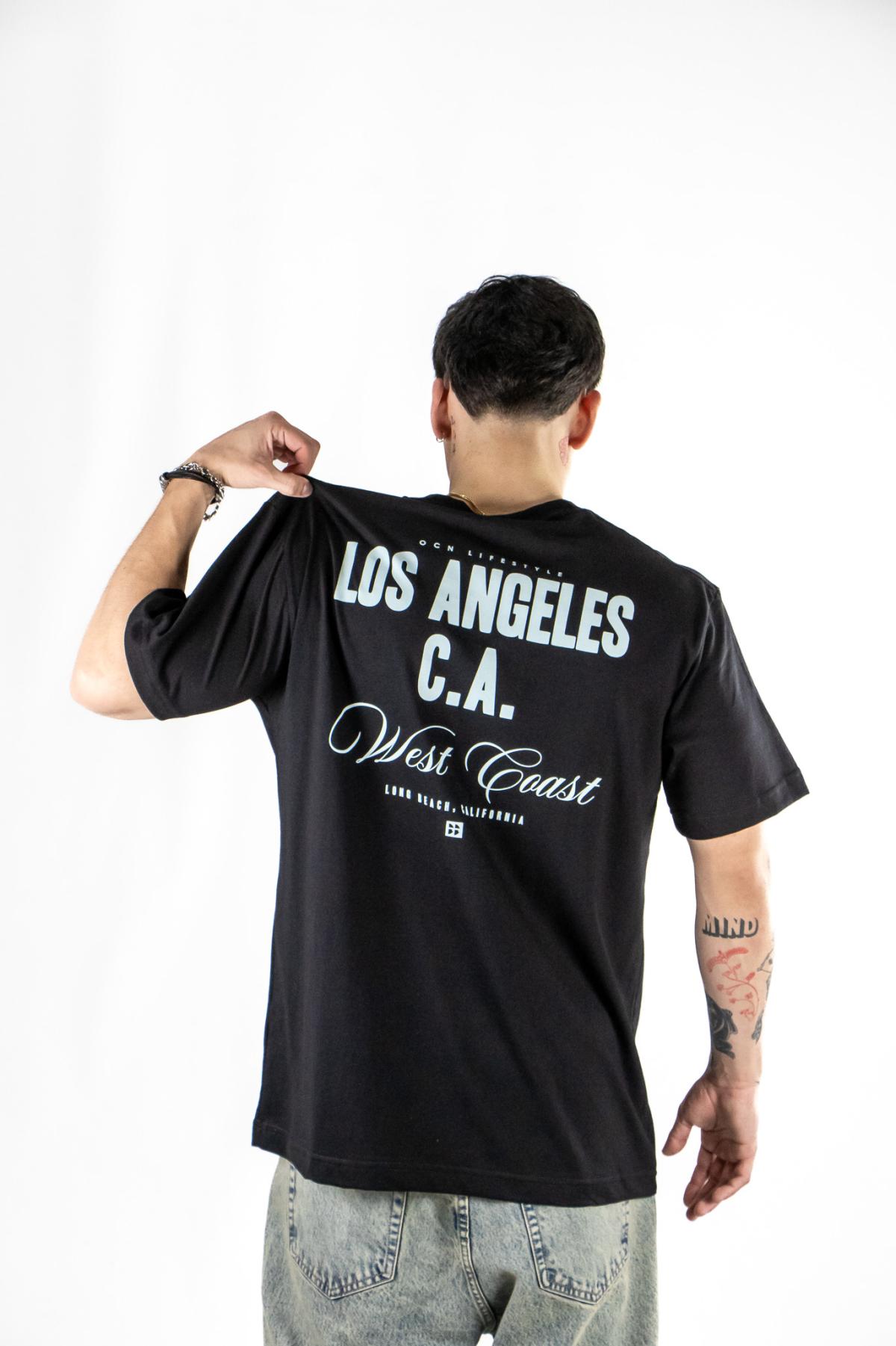 Remera Ocn Hombre Premium Negro 701E1