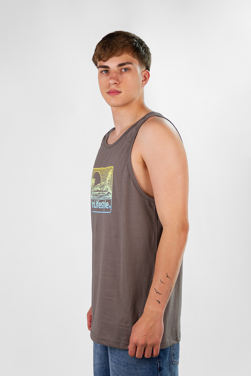 Musculosa Ocn Hombre Original Regular Gris 7F97E