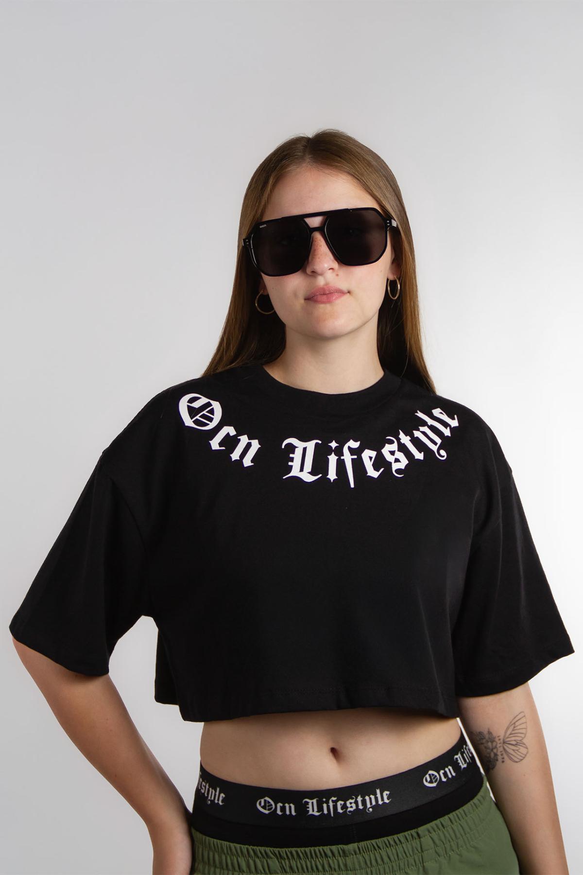 Remera Ocn Mujer Minimal Negro x9
