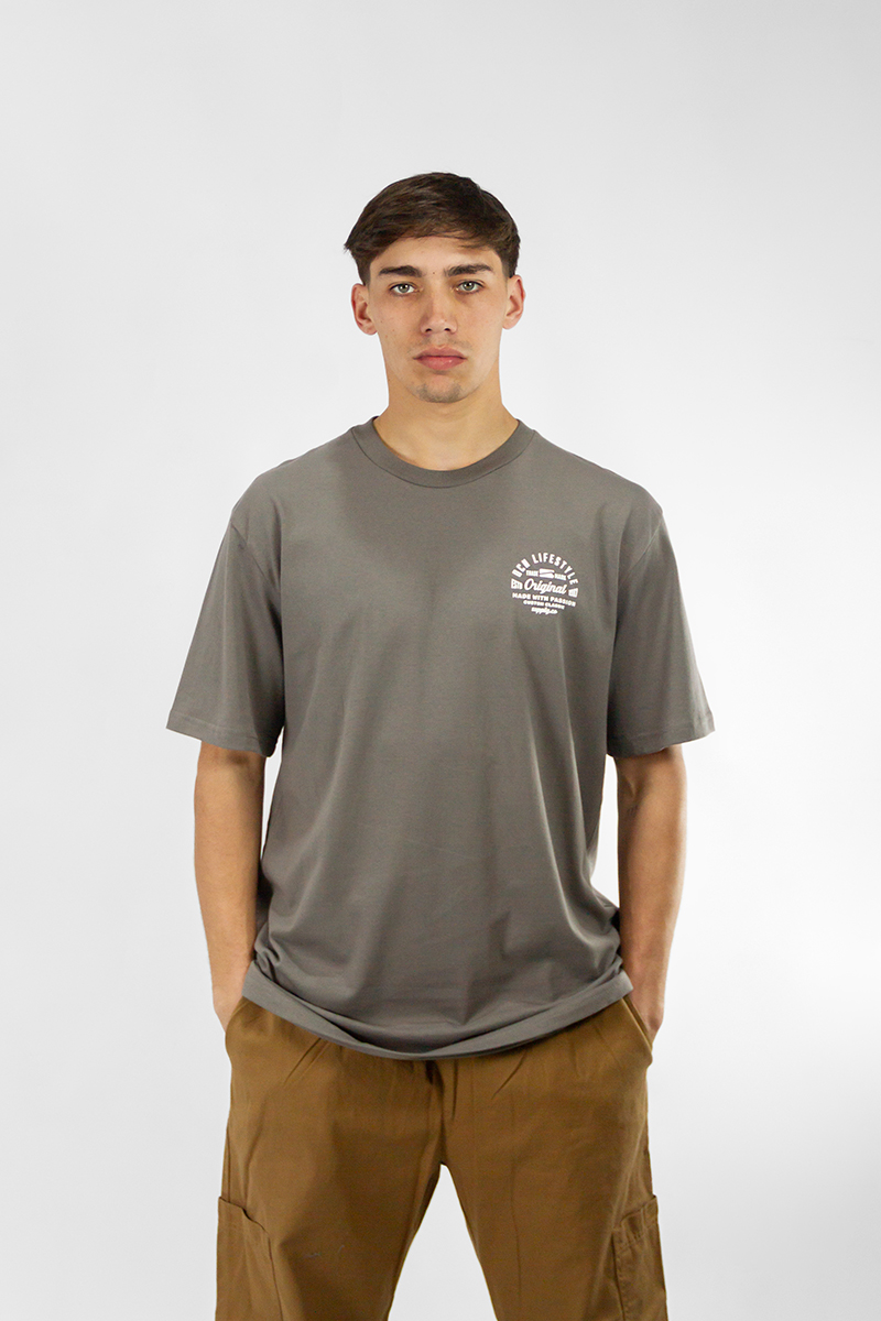 Remera Ocn Hombre Original Gris 7F9H7 REGULAR