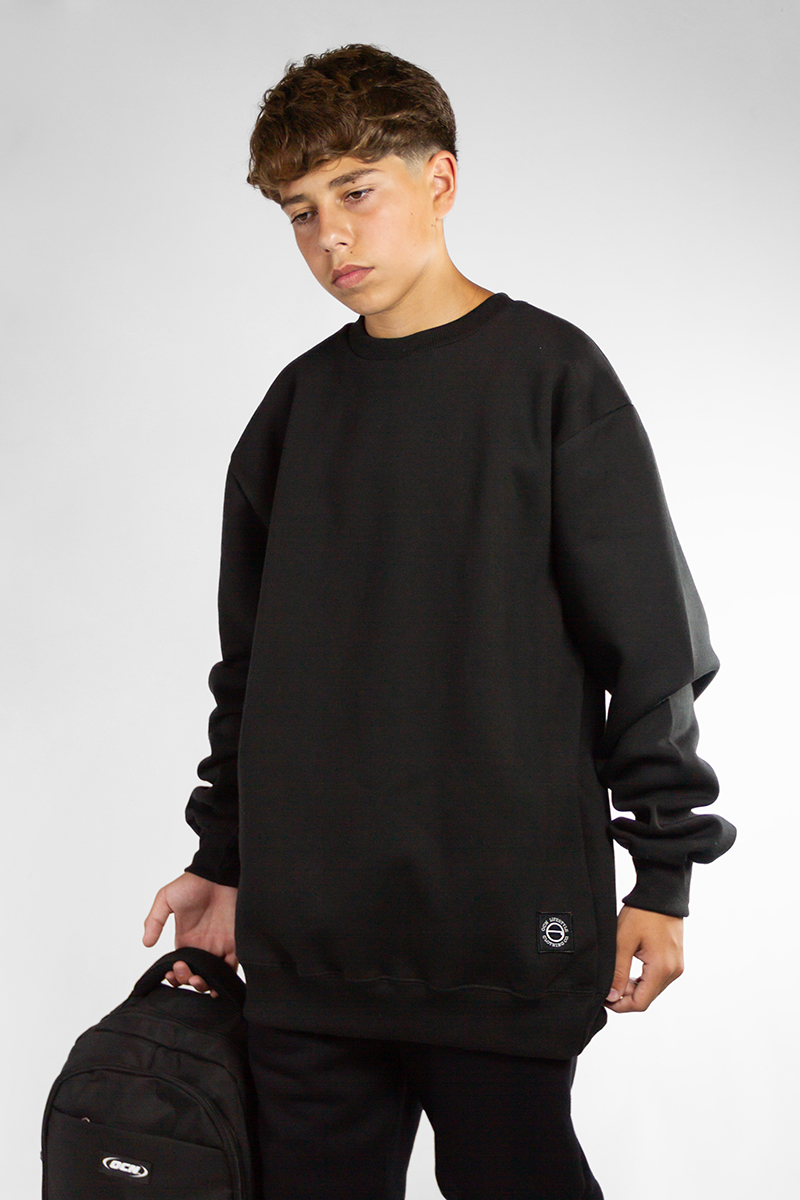 Buzo Ocn Hombre College Negro