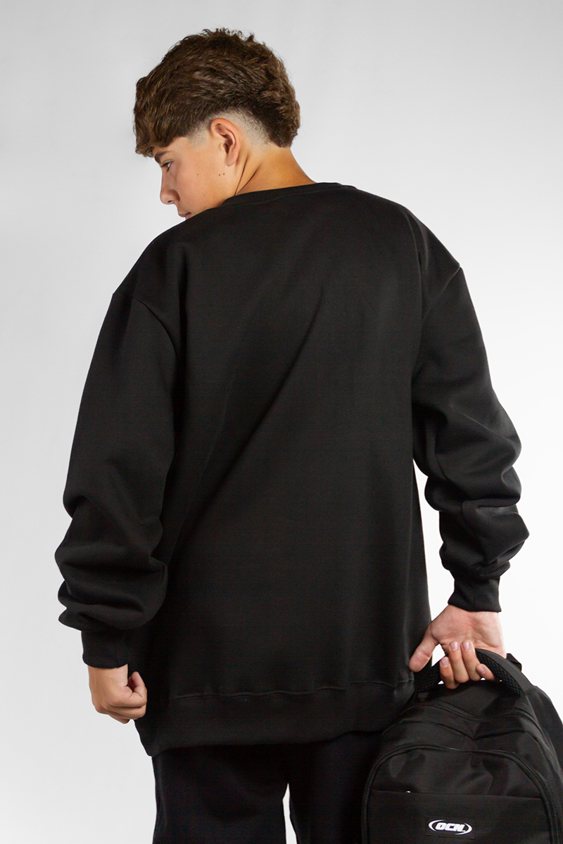 Buzo Ocn Hombre College Negro
