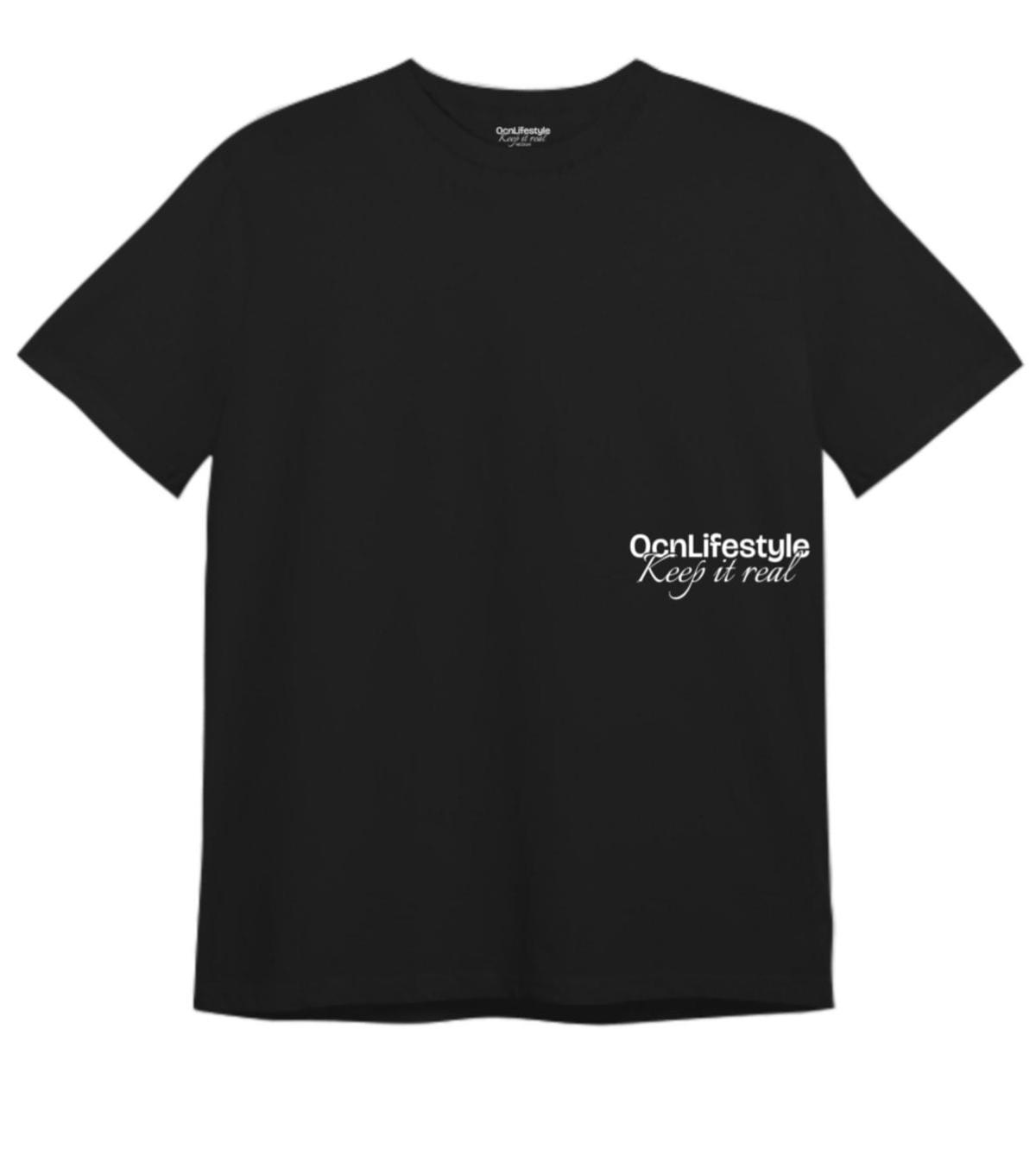 Remera Hombre Harvey Oversize Negro 701L7
