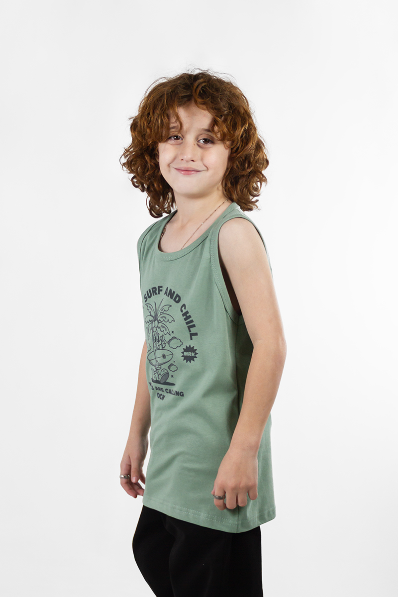 Musculosa Ocn Kids Original Regular Verde 7G204