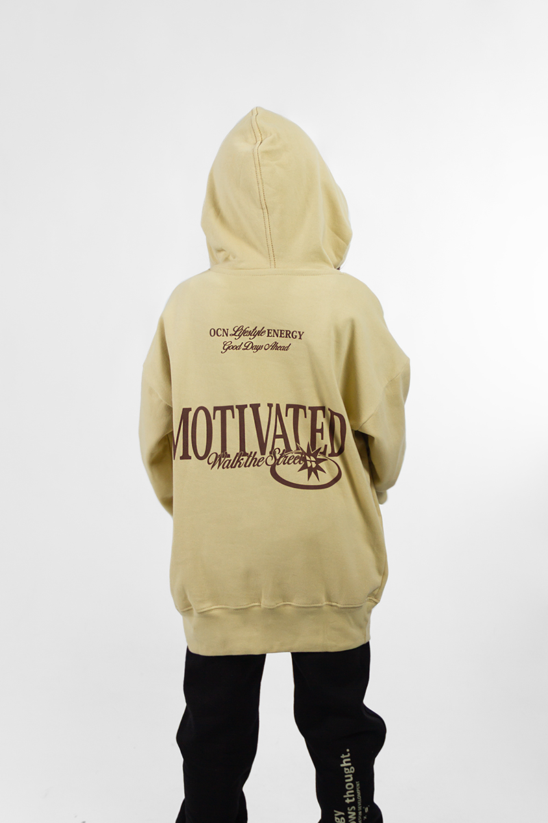 Buzo Ocn kids Canguro Original Oversize Camel