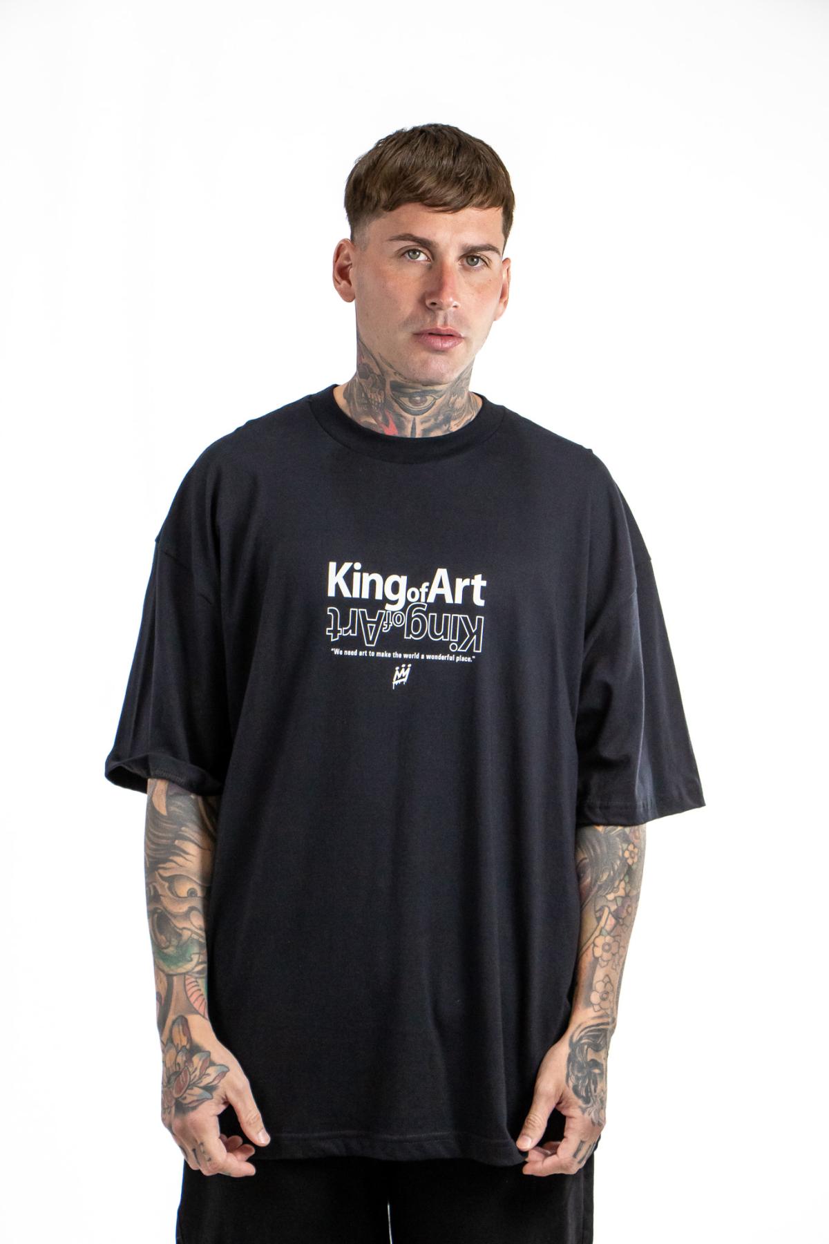 Remera King of Art Reclaim Negro 6013A