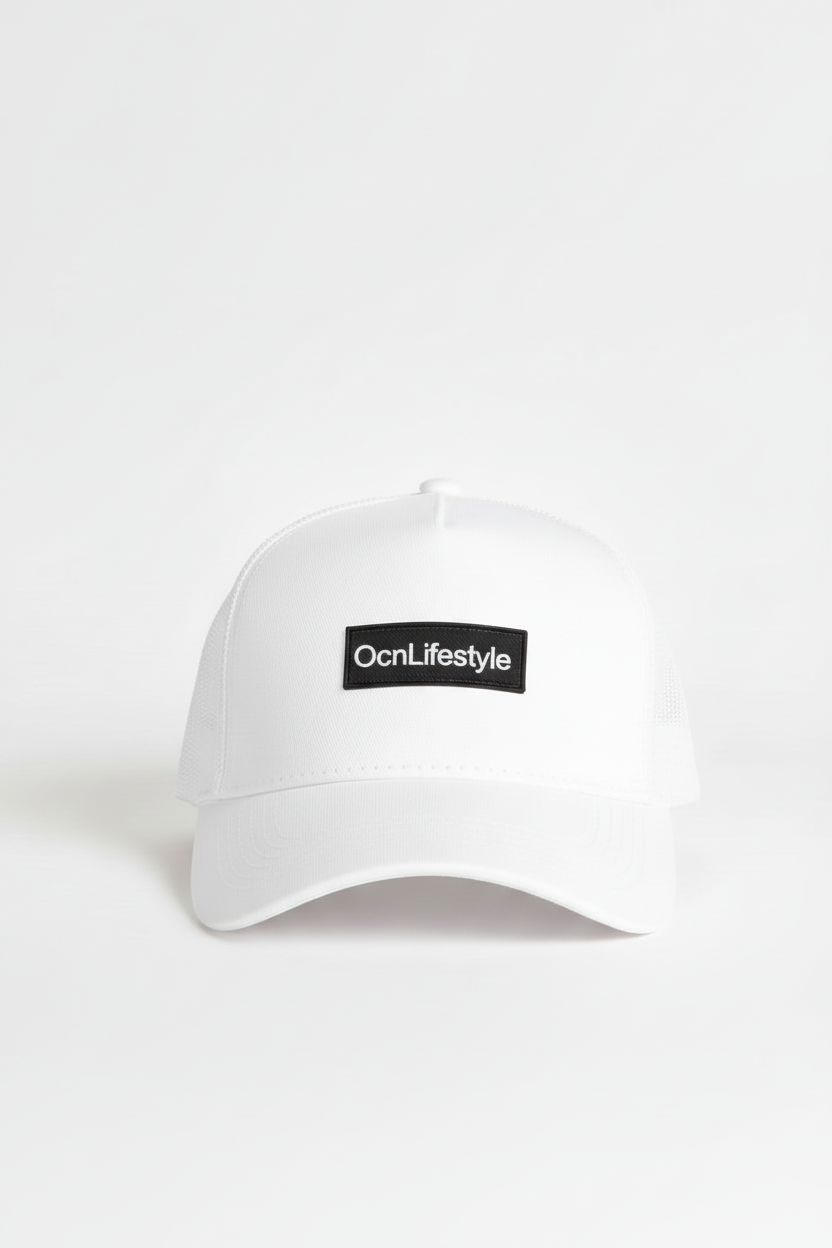 Gorra Ocn Plot Blanco